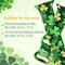 St Patricks Day Apple Watch Bands for Women Men 38mm 40mm 41mm 42mm 44mm 45mm 46mm 49mm, Soft Silicone Holiday Clover Watch Band for Apple Watch Series 10 9 SE 8 7 6 5 4 3 2 1 Ultra 2 1-Classic Checkered Lucky Clover